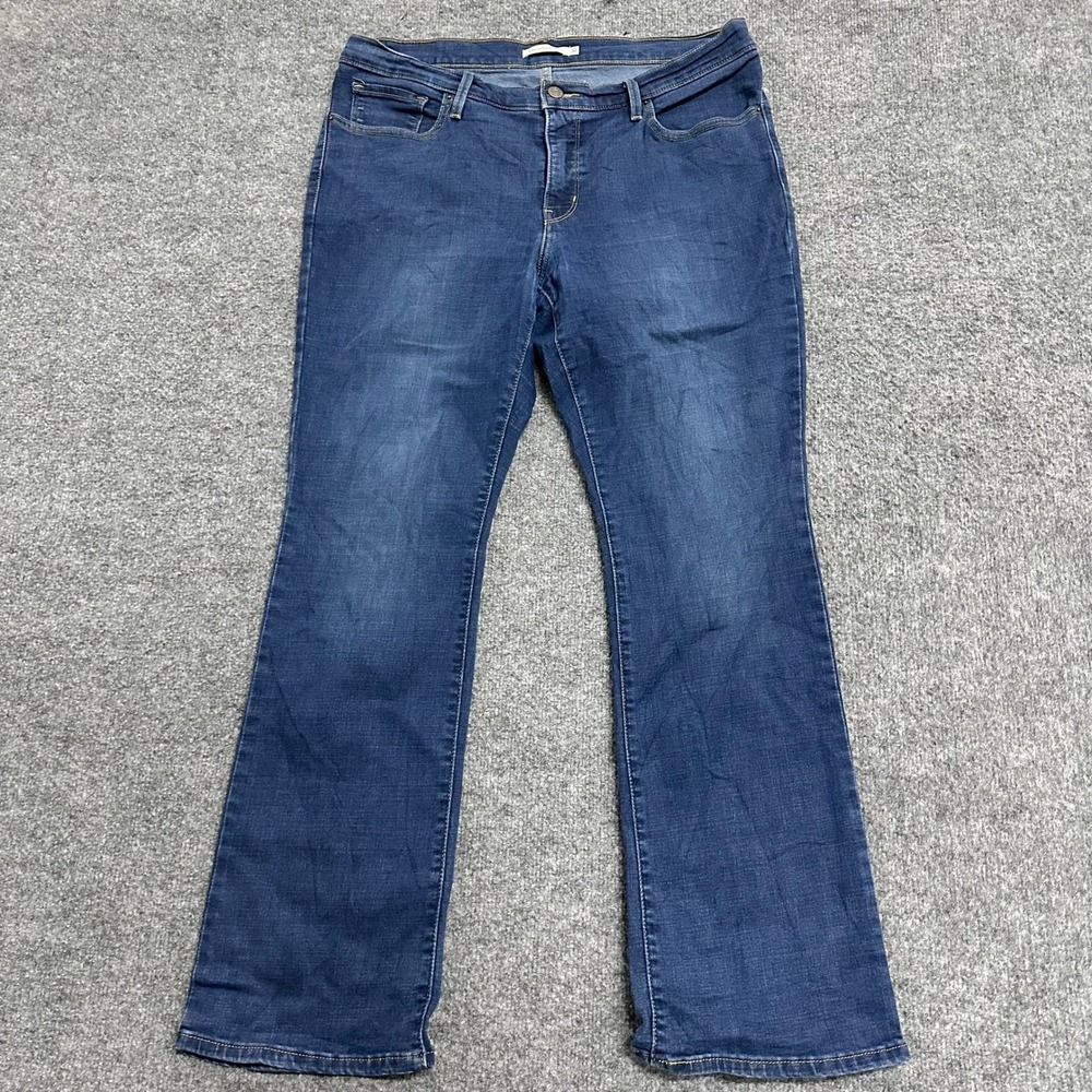 Levi's Jeans Womens Size 32 Blue 315 Shaping Bootcut Dark Wash Stretch Denim